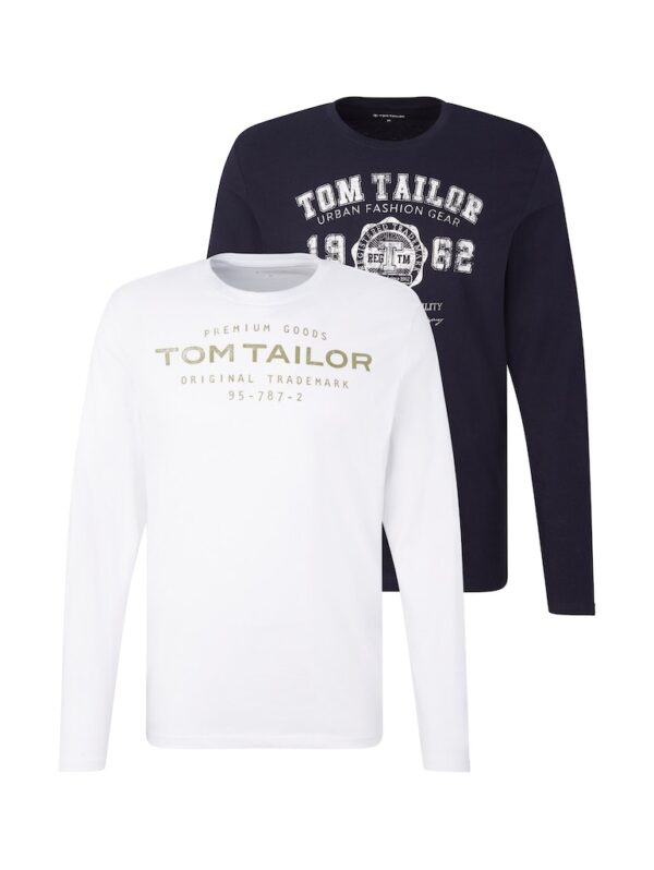 Tričko pánske dl.rukáv 2ks - Tom Tailor