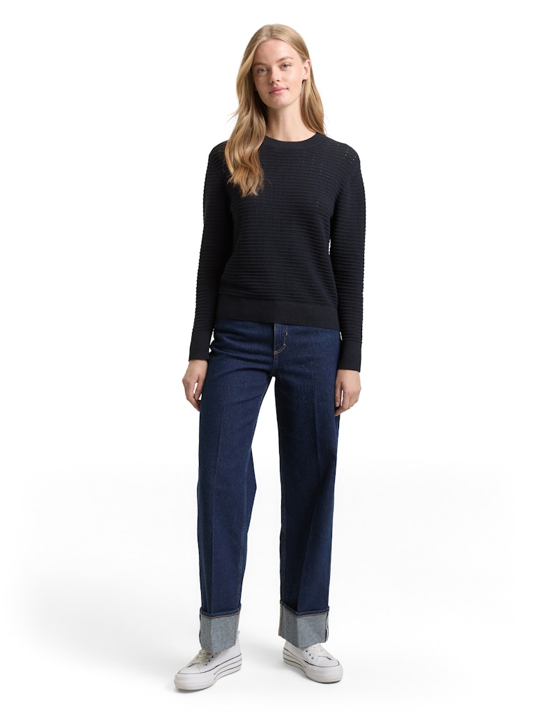 Pulóver dámsky - Tom Tailor Denim – Obrázok 4