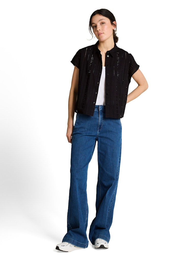 Blúzka dámska kr.rukáv - Tom Tailor Denim – Obrázok 4
